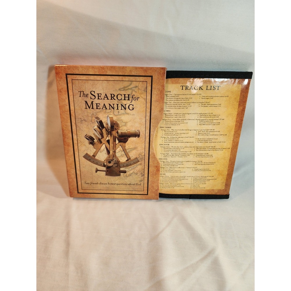 The Search for Meaning 6 Disc Audio CD Set Two Friends Discuss Questions God - Picture 2 of 6